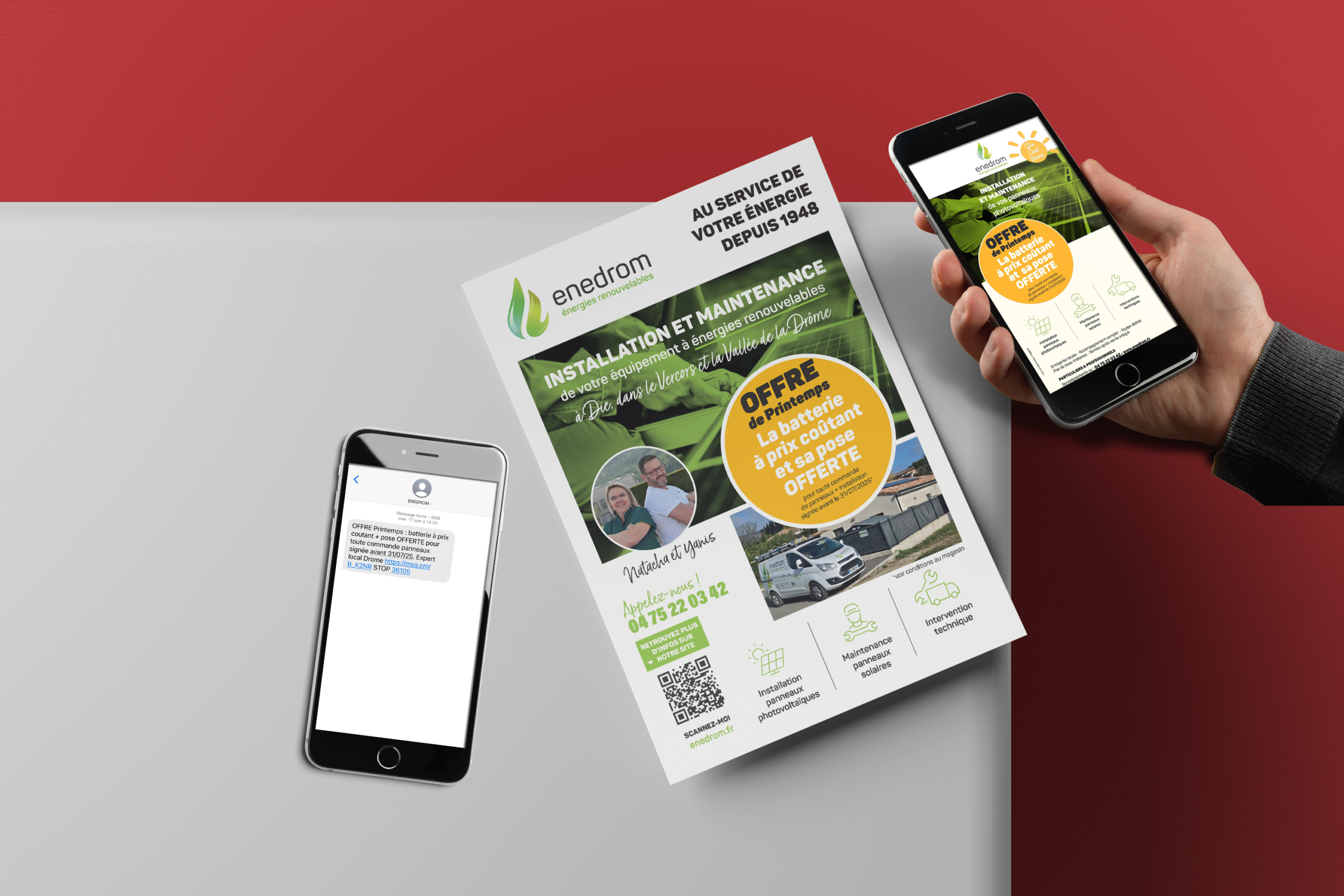 Communication Offre de Printemps – Enedrom